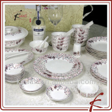 New Wholesale Ceramic Porcelain Custom Dinner Set Dinnerware Tableware